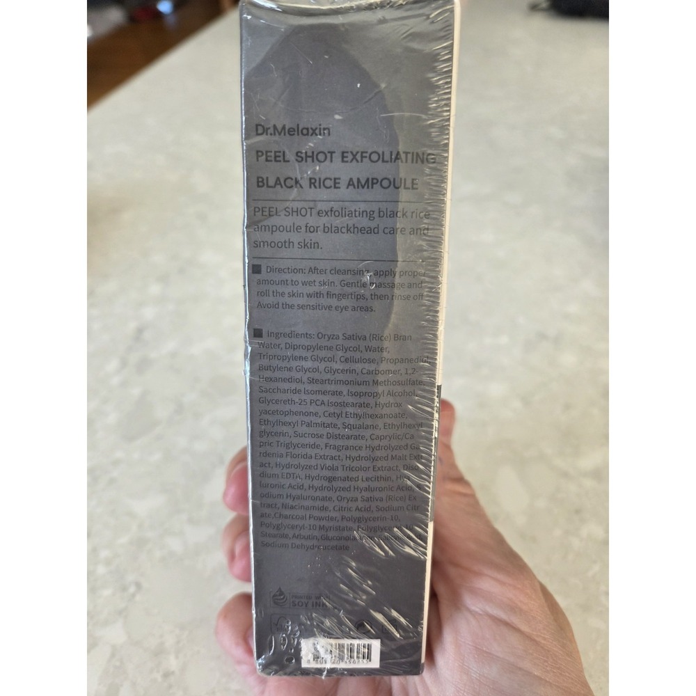 Dr. Melaxin Peel Shot Exfoliant Black Rice Ampoule 2.7 fl oz (80 ml) Niacinamide - Picture 4 of 8